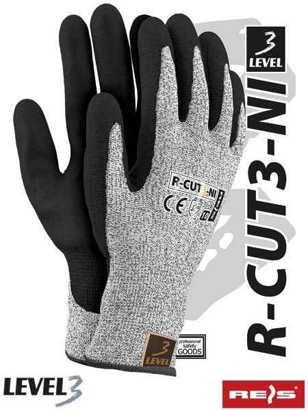RĘKAWICE OCHRONNE R-CUT3-NI BWB