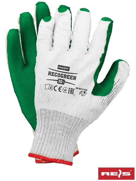 RĘKAWICE OCHRONNE RECOGREEN WZ