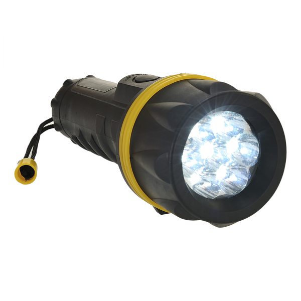 Latarka gumowa z 7 diodami LED SKU: PA60