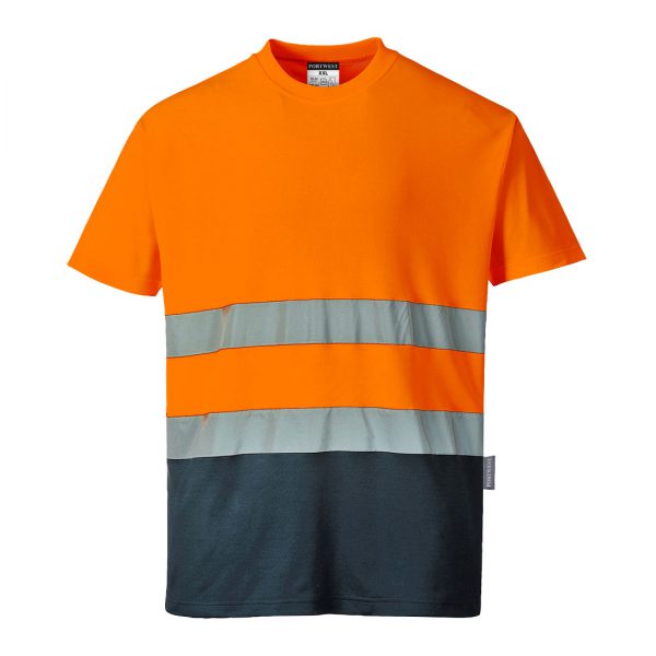 T-shirt dwukolorowy ostrzegawczy Cotton Comfort SKU: S173