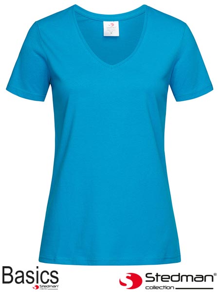 T-SHIRT V-NECK DAMSKI SST2700 OCB