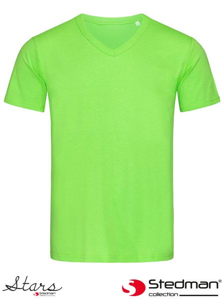 T-SHIRT MĘSKI V-NECK SST9010 GFL