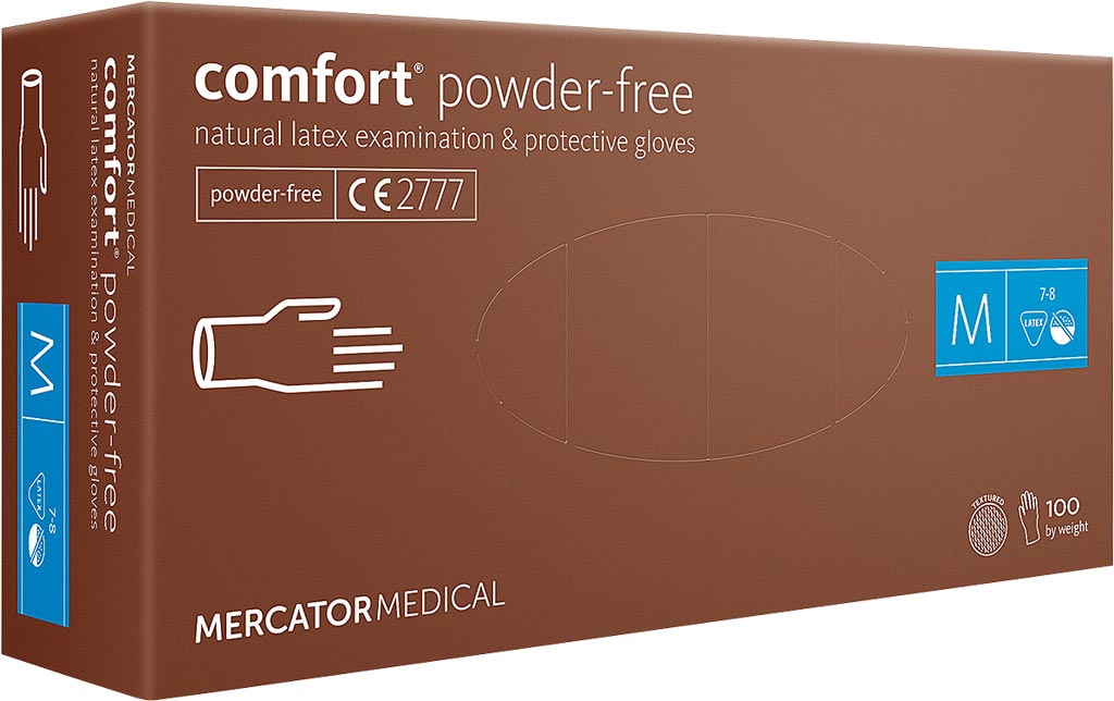 Rękawice Lateksowe 8% Vat RMM-COMFORT-PF KR