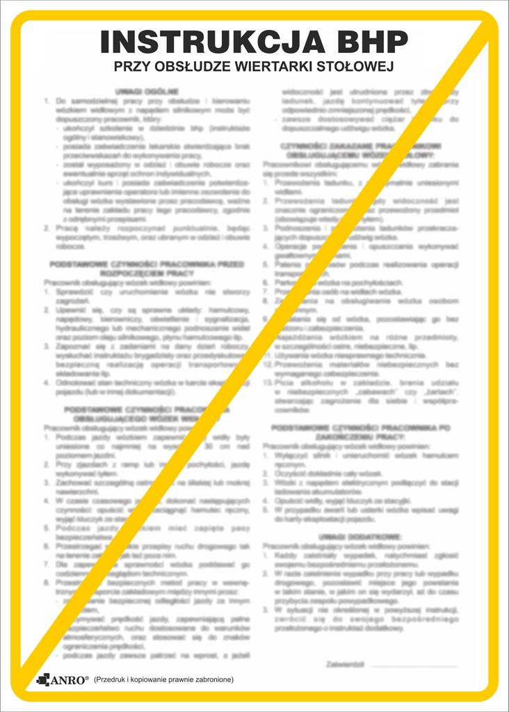 Znak Bezpieczeństwa Z-IBM24