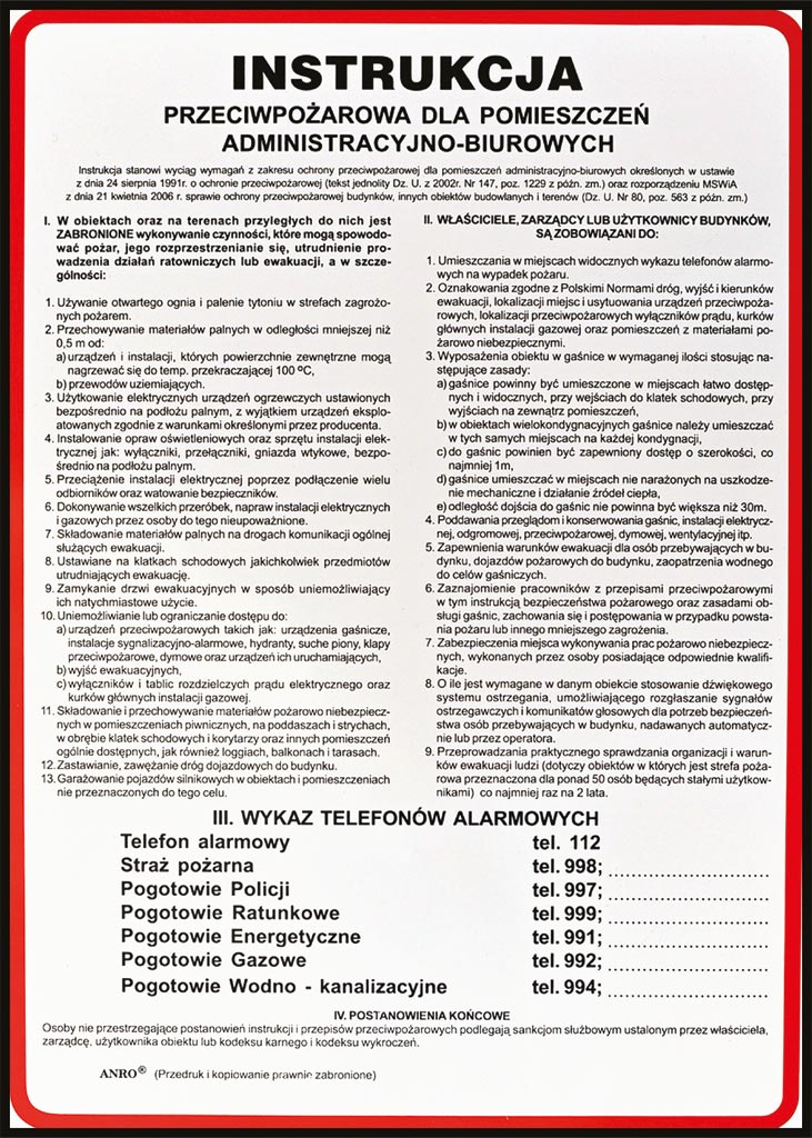 Znak Bezpieczeństwa Z-IP06