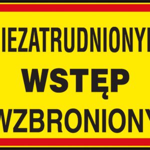 Znak Bezpieczeństwa Z-TB14