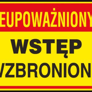 Znak Bezpieczeństwa Z-TB19