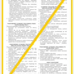 Znak Bezpieczeństwa ZZ-IBN09