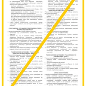 Znak Bezpieczeństwa ZZ-IBN25