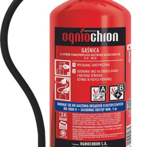 Gaśnica Pianowa 6 Kg OGPN-6XAB-MP C