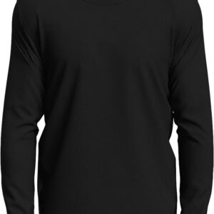 T-Shirt Męski Z Długim Rękawem SST2130 BLO