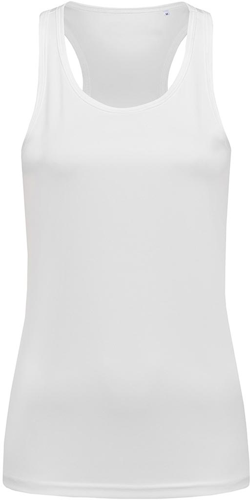 T-Shirt Damski Bez Rękawów SST8110 WHI