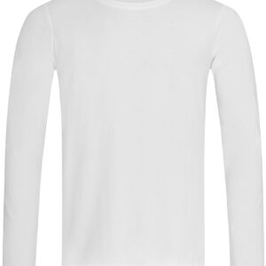 T-Shirt Męski Z Długim Rękawem SST9620 WHI
