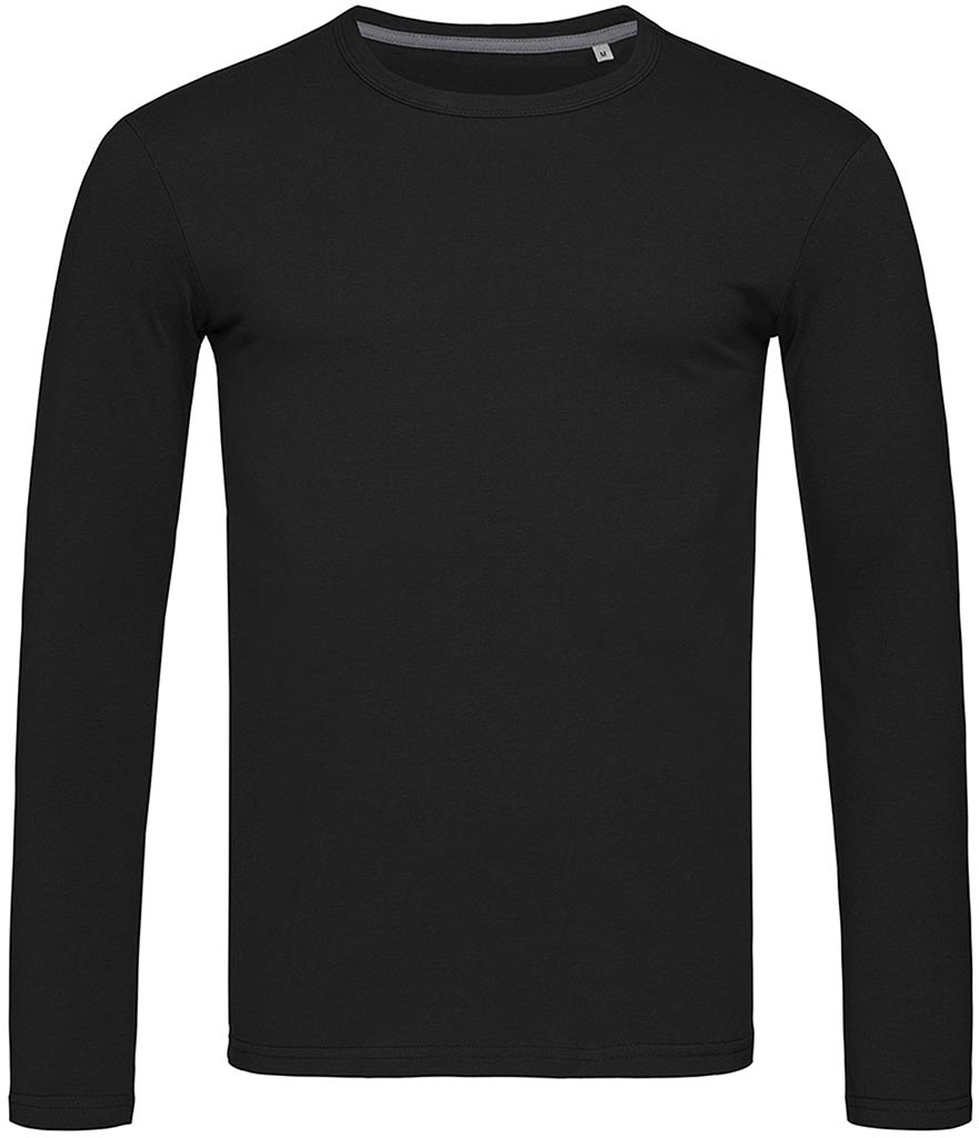 T-Shirt Męski Z Długim Rękawem SST9620 BLO