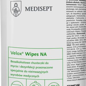 Chusteczki Do Dezynfekcji 8% Vat MED-VELWIPES