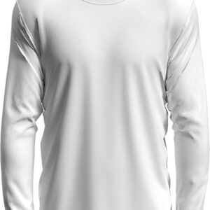 T-Shirt Męski Z Długim Rękawem SST2500 WHI